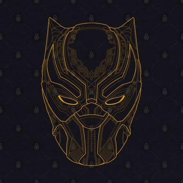 Black Panther Gold by AlternateRealiTEE